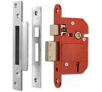 ONE x KEYED Alike SASH Lock ERA Fortress 79mm (3.0") 5 Lever BS 361-32 Satin Chrome