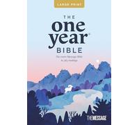One Year Bible Message, Large Print Thinline Edition