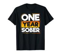 One Year Sober Sobriety First Anniversary T-Shirt