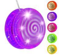 (One Yoyo) The Magic Toy Shop Yoyo Lightup Kids Toy Spinning Fun Thread Outdoor Children Gift Party Filler