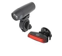 One23 LED Twin Light Set 110 Front &Rear With Brackets Battery Included