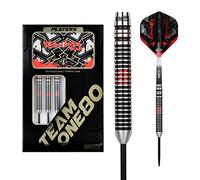 ONE80 Fabian Schmutzler The Fabulous Fab Signature VHD Tungsten Steeltip Dart and Soft Dart Set (24 g, Steel Dart)