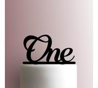 OneAcrylic Cake Topper 3mm Thick Premium Laser Cut Cake Decoration for Birthday, Wedding, Baby Shower & Party Cakes Durable Reusable