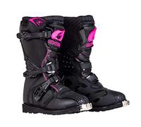 O'Neal 0325-704 Girls New Logo Rider Boot (Black/Pink, Size 4)