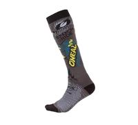 O'Neal 0356-743 Unisex-Adult Pro MX Socks (VILLAIN) (Gray, One Size)