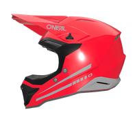 Oneal 1SRS Solid Motocross Helmet, red, size M for Men