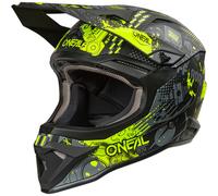 Oneal 1SRS VIBRANT Motocross Helmet, black/neon yellow, size S (55/56)