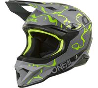 Oneal 1SRS SPLASH Motocross Helmet, grey/neon yellow, size L (59/60)
