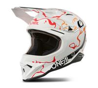 Oneal 1SRS SPLASH MX-Helm weiss-orange S