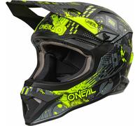 Oneal 1SRS VIBRANT Motocross Helmet, black-yellow, size M for Men