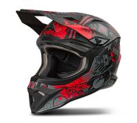 Oneal 1SRS VIBRANT Motocross Helmet, black-red, size M for Men
