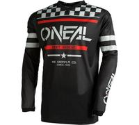O'Neal 2024 Motocross Jersey Element Squadron Youth Black Grey MX Kids Junior
