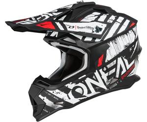 Oneal 2Series Glitch Motocross Helmet, black-white, size S for Men