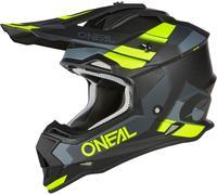 Oneal 2Series Spyde V23 Motocross Helmet, black/grey/yellow, size XXL (63/64)