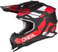 Oneal 2Series Spyde V23 Motocross Helmet, black-white-red, size XL for Men