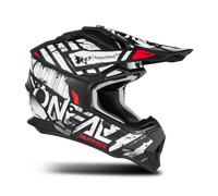 Oneal 2Series Glitch Motocross Helmet, black-white, size L for Men