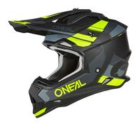 §O'Neal 2SRS SPYDE V.23 MX Helmet Black-Gray-Neon Yellow§