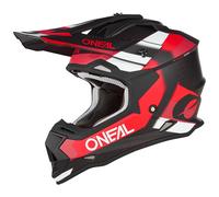 Oneal 2Series Spyde V23 Motocross Helmet, black-white-red, size XL for Men