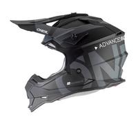 O'Neal 2SRS Slick Motocross MX Motorcycle Helmet - Black / Grey