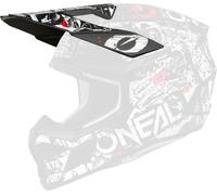 Oneal 3SRS Attack Helmet Peak, black/white, One size