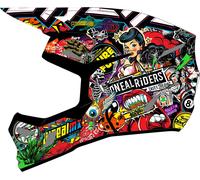 Oneal 3SRS Crank multicoloured Motocross Helmet, colorful, size XL (61/62)