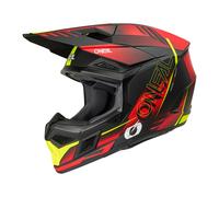 Oneal 3SRS HAZE MX-Helm schwarz-rot-neon gelb M