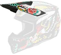 Oneal 3SRS Inked Kids Helmet Peak, multicolored