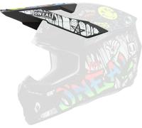 Oneal 3SRS Rancid Kids Helmet Peak, black-white