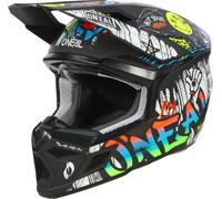 Oneal 3SRS Rancid multicoloured Kids Motocross Helmet, black-multicolored, size XL