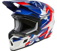 Oneal 3SRS Ride Motocross Helmet, blue/red/white, size XL (61/62)