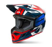 O'Neal 3SRS Ride MX Helmet Blue-White-RedM Blue-White-Red