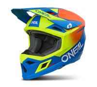 O'Neal 3SRS Solid MX Helmet Neon BlueL Neon Blue