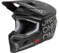 Oneal 3SRS Static Motocross Helmet, black-grey, size L for Men