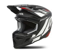 Oneal 3SRS Vertical Kids Motocross Helmet, black-white-red, size M