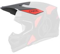 Oneal 3SRS Vision Helmet Peak, black-grey-red for Men