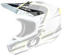 Oneal 5Series Polyacrylite Sleek Helmet Peak, grey-white for Men