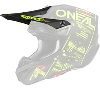 Oneal 5Series Polyacrylite Attack Helmet Peak, black/yellow, One size