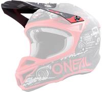 Oneal 5Series Polyacrylite HR Helmet Peak, black-red for Men