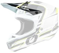 Oneal 5Series Polyacrylite Sleek Helmet Peak, grey/white, One size
