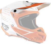 Oneal 5Series Polyacrylite Trace Helmet Peak, white/orange, One size