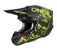 ONEAL 5SRS POLYACRYLITE ATTACK V.23 MX helmet black-neon yellow XXL