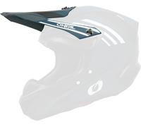 Oneal 5SRS Polyacrylite Spike Helmet Peak, white-turquoise-blue for Men