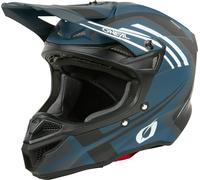 Oneal 5SRS Polyacrylite Spike Motocross Helmet, white-blue, size M for Men