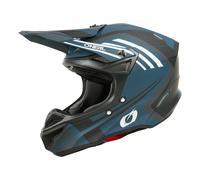 Oneal 5SRS Polyacrylite Spike Motocross Helmet, white-blue, size M for Men