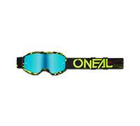 Oneal B-10 Attack Kids Motocross Goggles, black-yellow