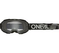 Oneal B-10 Solid Clear Motocross Goggles, black, One size