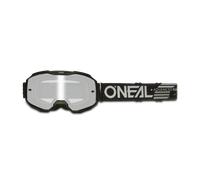 §O'Neal B-10 Solid MX Goggles Black-Silver Mirror§
