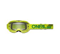 §O'Neal B-10 Solid MX Goggles Neon Yellow-Clear§