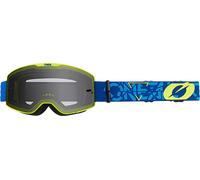Oneal B-20 Strain V.22 Motocross Goggles, blue/yellow, One size