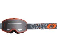 Oneal B-20 Strain V.22 Motocross Goggles, grey-orange for Men